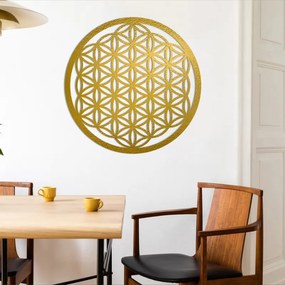 Mandala fa falfestmény | Élet virága