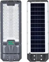 MasterLED Napelemes utcai lámpa 300 W-os 6000K beépített alkonyat- és mozgásérzékelővel távirányítóval