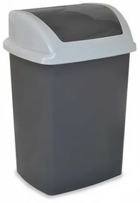 Hulladékgyűjtő Swing, 10 L, antracit, 10 l