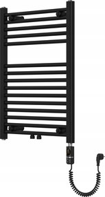 Fürdőszobai radiátor Elektromos 300 Watt CA300WCZM 720 x 550 mm, Fekete matt