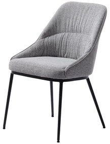Szürke étkezőszék szett 2 db-os Meridian – Unique Furniture