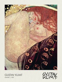 Reprodukció Danae (1907), Gustav Klimt