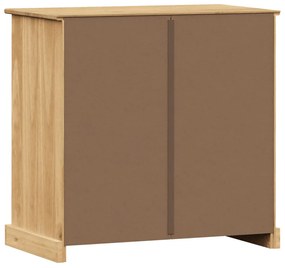 VIGO tömör fenyőfa fiókos tálalószekrény 78x40x75 cm