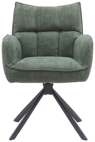 Zöld kárpitozott étkezőfotel szett 2 db-os Marilla – Unique Furniture