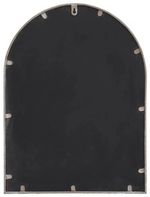 homokszínű vas kerti tükör kültéri használatra 60 x 45 cm