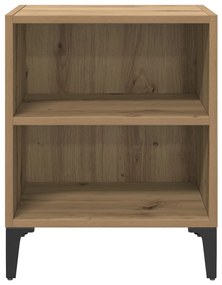 Éjjeli Szekrény Kézműves tölgyfa 40x30x50 cm Műszaki Fa