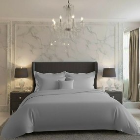 Kvalitex Luxury Collection szatén ágyneműhuzat világosszürke, 140 x 200 cm, 70 x 90 cm