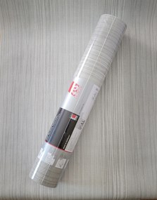 Fali tapéta, háttér, szürke-krém csíkos, csillogó ezüst, 30059-4