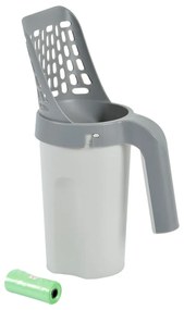 Világosszürke lapát 16x11 cm – Love Story