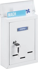 Bérlői postaláda Relaxdays szürke