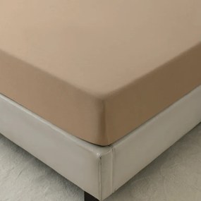 Mikroszálas lepedő MICROVELLE bézs 180x200 cm