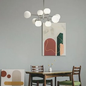 Maytoni MOD221-PL-08-N - Csillár rúdon ERICH 8xE14/40W/230V króm