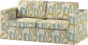 Karlstad 2 személyes kinyitható kanapé huzat Ikea narancssárga