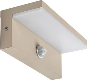 Rabalux 77220 - ZARAGOZA LED kültéri fali lámpa érzékelővel 9W/230V IP54 bézs