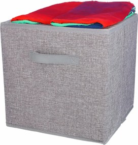 Textil tárolódoboz, 30 x 30 x 30 cm