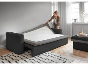 Sötétszürke kinyitható kanapé 237 cm Wilson – Miuform