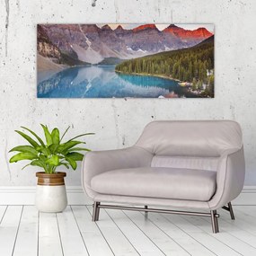 Kép - kanadai hegyi táj (120x50 cm)