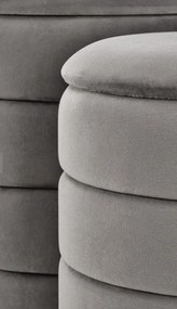 Pacho puff szett szürke