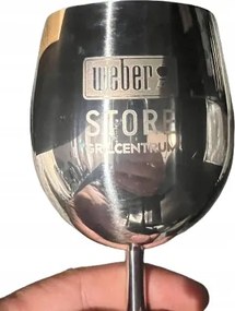 Weber rozsdamentes acél borospohár, 350 ml
