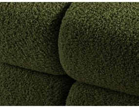 Zöld buklé moduláris kanapé 288 cm Bellis – Micadoni