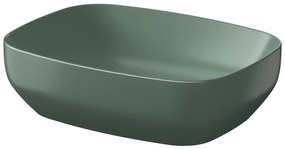 Cersanit Larga mosdótál 50x38.5 cm négyszögletes zöld K677-065