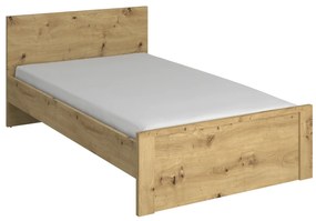 Franciaágy 120 cm Andra (artisan tölgy) (matrac és ágyrács nélkül). 1052748