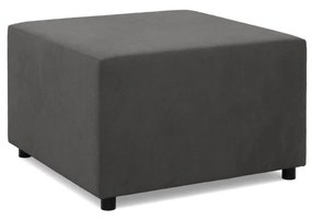 Zeus puff, szövet anyag, 70x70, szürke