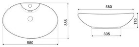 KR-139 kerámia design mosdó