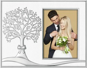 Ezüstözött Képkeret Esküvő Évforduló 10x15 cm Zep olasz minőség