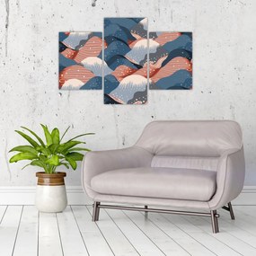 Kép - Japán hullámok (90x60 cm)