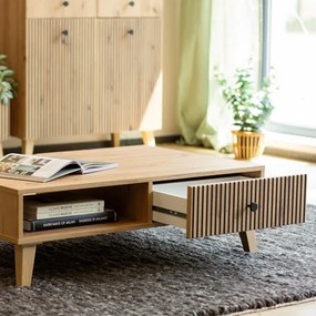 BERLIN 2 fiókos dohányzóasztal | Artisan Tölgy