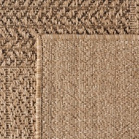 Barna kerek kültéri-beltéri szőnyeg ø 160 cm Timber 1405 – Ayyildiz Carpets