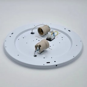 SIRJA mennyezeti lámpa 2xE27/60W/230V, átmérő 45 cm, fehér