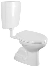 CREAVIT, WC kombi csésze tartállyal, öblítőkészlettel, alsó hulladék, fehér, TP3406