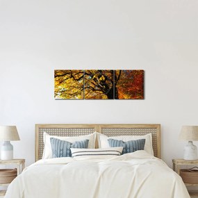 Az őszi kép (órával) (90x30 cm)