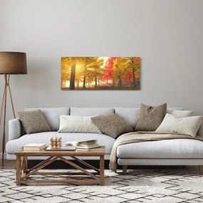 Őszi fák képe (120x50 cm)