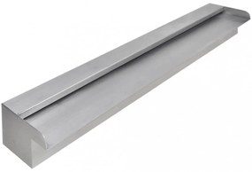 Négyszögletes rozsdamentes acél medence szökőkút 90 cm