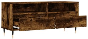 füstös tölgy színű szerelt fa TV-szekrény 100x34,5x44,5 cm