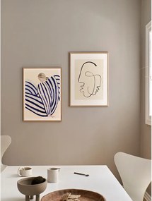 Poszter 30x40 cm Blue Stripe at Concorde – Sofia Lind – The Poster Club