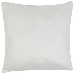 Fekete és fehér bársony díszpárna kétdarabos szettben 45 x 45 cm CUPHEA Beliani