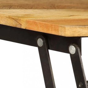 tömör mangófa dohányzóasztal 110 x 55 x 35 cm