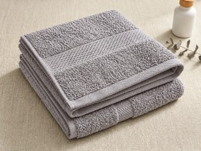 Törölköző EMBORIA 50x100 cm világosszürke, 100% pamut
