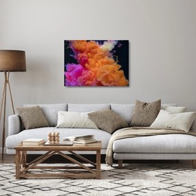 Absztrakciós kép (üvegen) (70x50 cm)