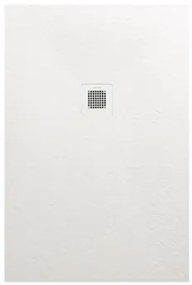 AREZZO design SOLIDSoft zuhanytálca 120x100 cm, FEHÉR, színazonos lefolyóval(2 doboz)