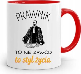 Piros Ügyvéd Bögre Az Ügyvéd Egy Életstílus, fényképes nyomtatással