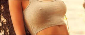 Kép - nő a fa mellett (120x50 cm)