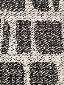 Fekete-krémszínű kültéri-beltéri szőnyeg 120x170 cm Haringey Ruskin – Ted Baker