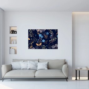 Kép - Őszi virágok (90x60 cm)