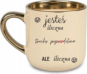 Elegáns bögre 'Csodálatos vagy' felirattal tökéletes ajándék 400 Krémszínű