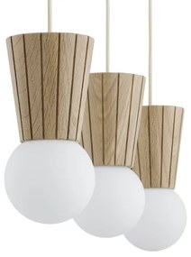 Argon 6357 - Fürdőszobai kábeles függőlámpa VOLANTE 3xG9/6W/230V IP44 bézs